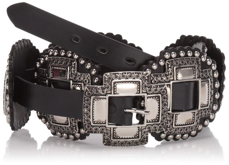 Roper Women's LARGE CROSS CONCHO Accessory, black, L